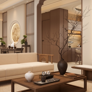 新中式客厅