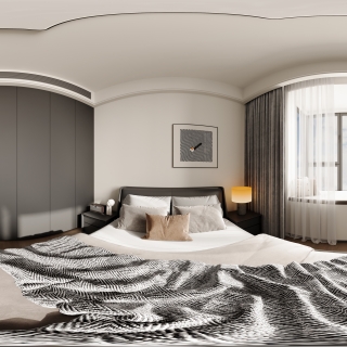 意式男孩房全景