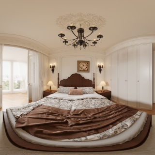 法式主卧全景