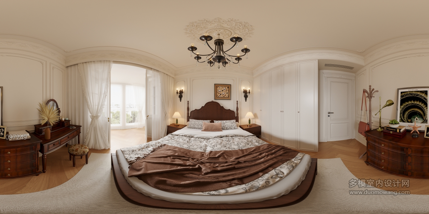 法式主卧全景