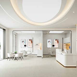 现代牙科诊所大厅2