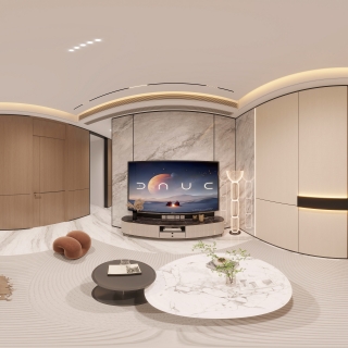 现代360二层起居室