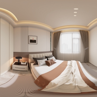 意式二楼次卧三360