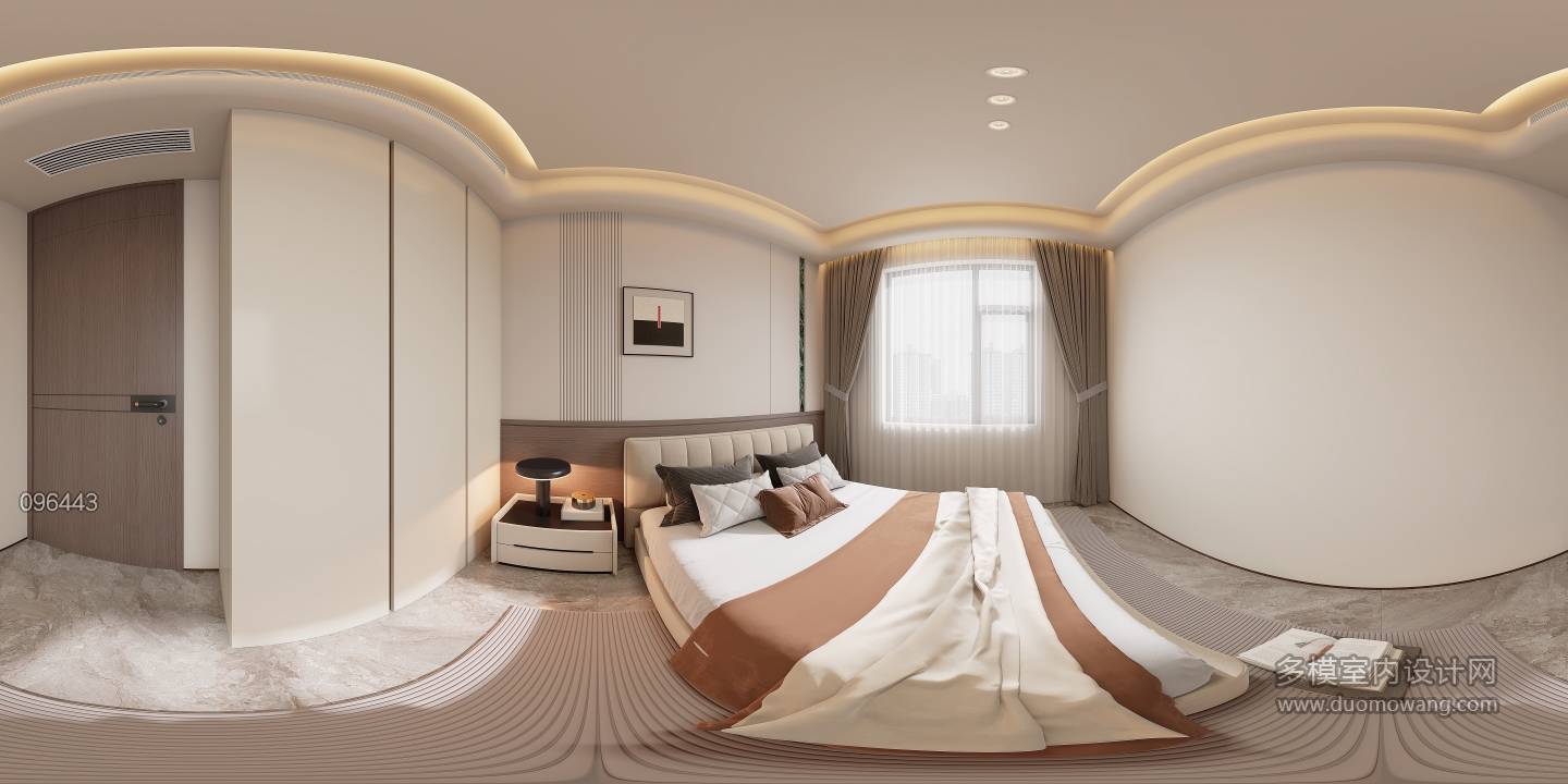 意式二楼次卧三360