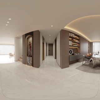 意式负一楼书房360