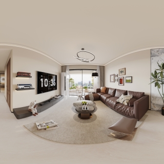 1现代客餐厅全景