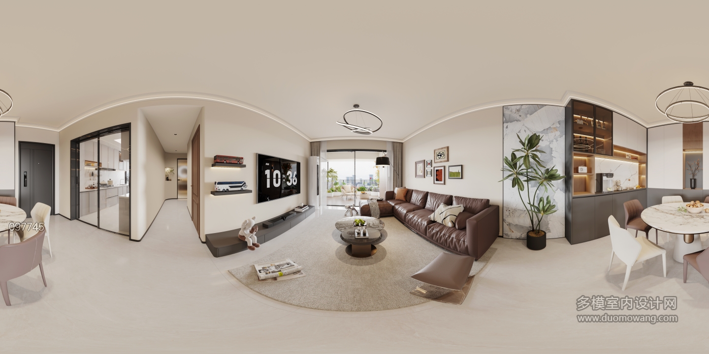 1现代客餐厅全景