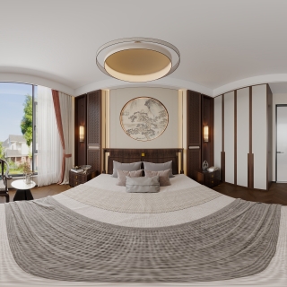 新中式主卧室360_2f