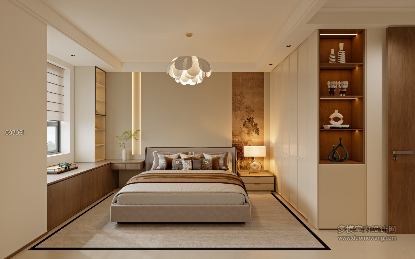 湖光映宋氏美学_主卧室001 拷贝