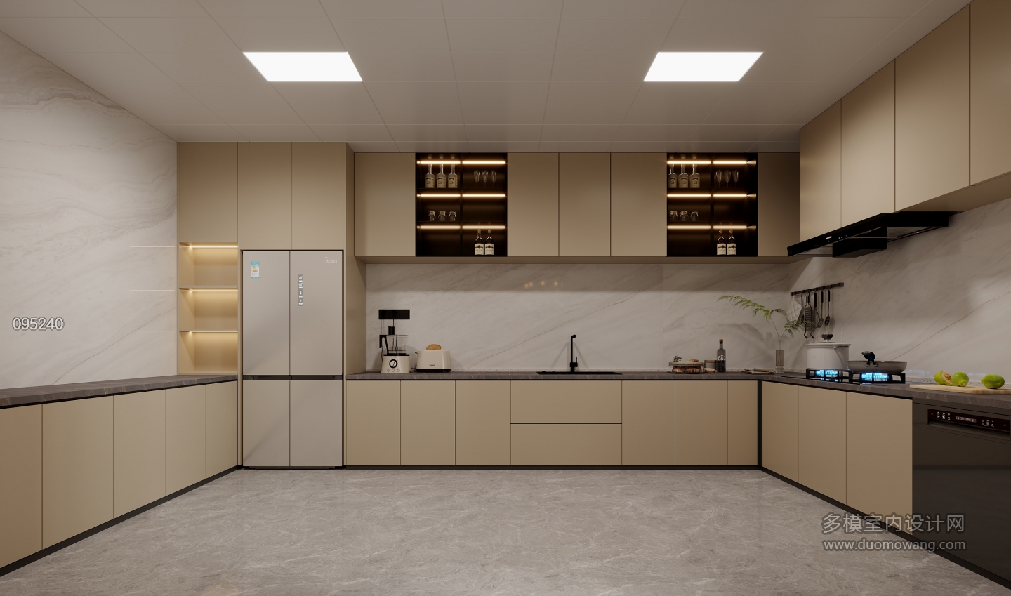 现代一号楼十层厨房