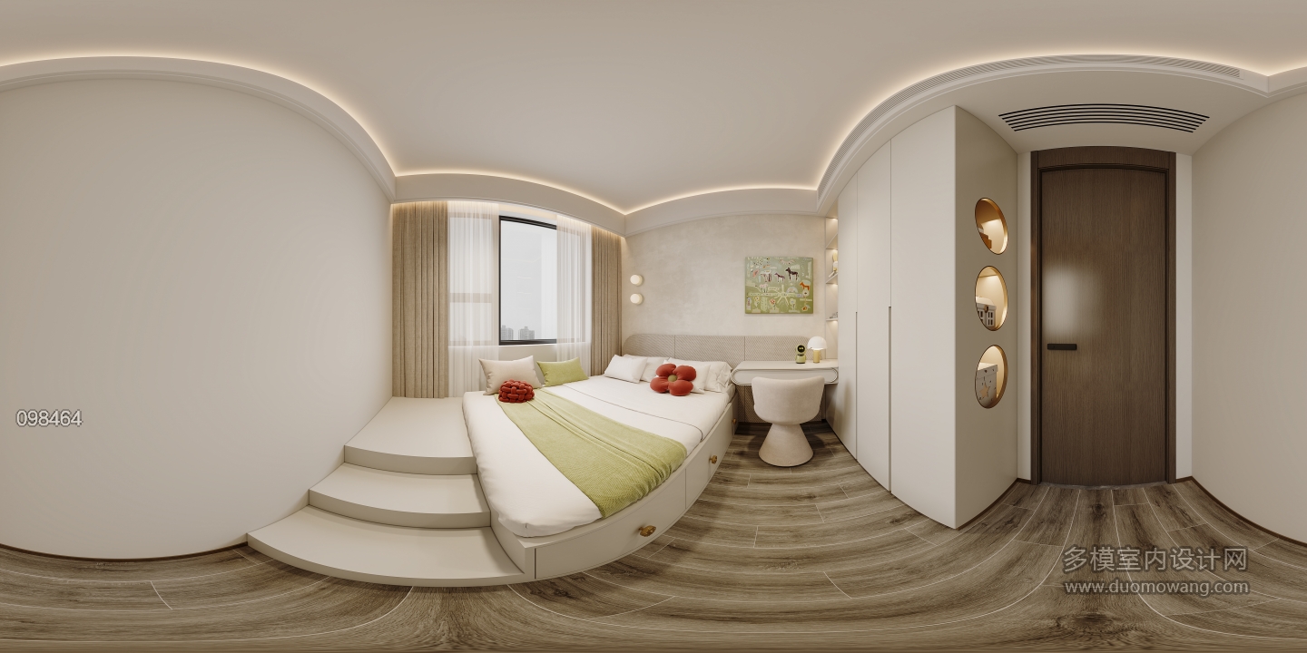 现代轻奢榻榻米全景