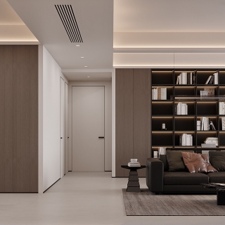 现代意式沙发背景特写