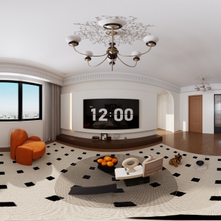 法式轻奢-起居室