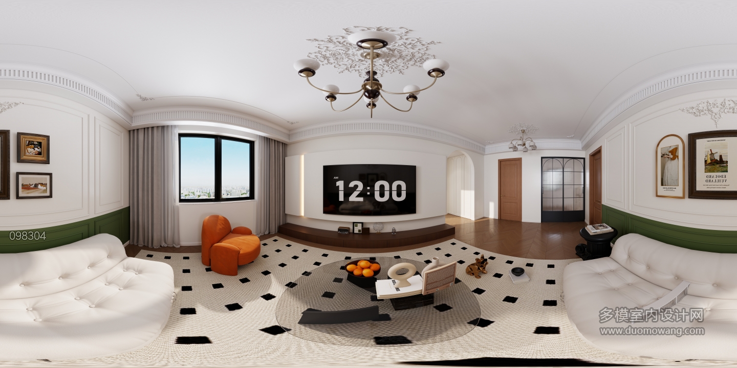 法式轻奢-起居室