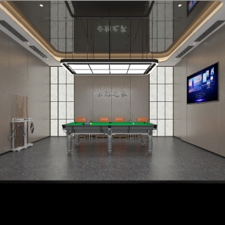 现代工装娱乐 餐饮 包房 健身 (8)