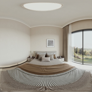 现代二楼 卧室3 全景