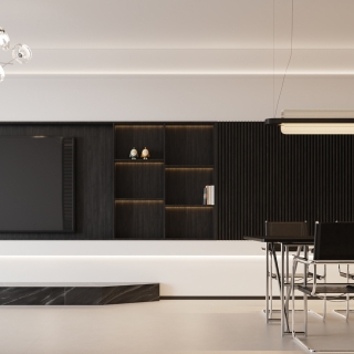 现代客餐厅特写 (1)