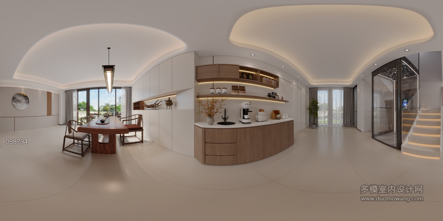 现代一楼茶室360