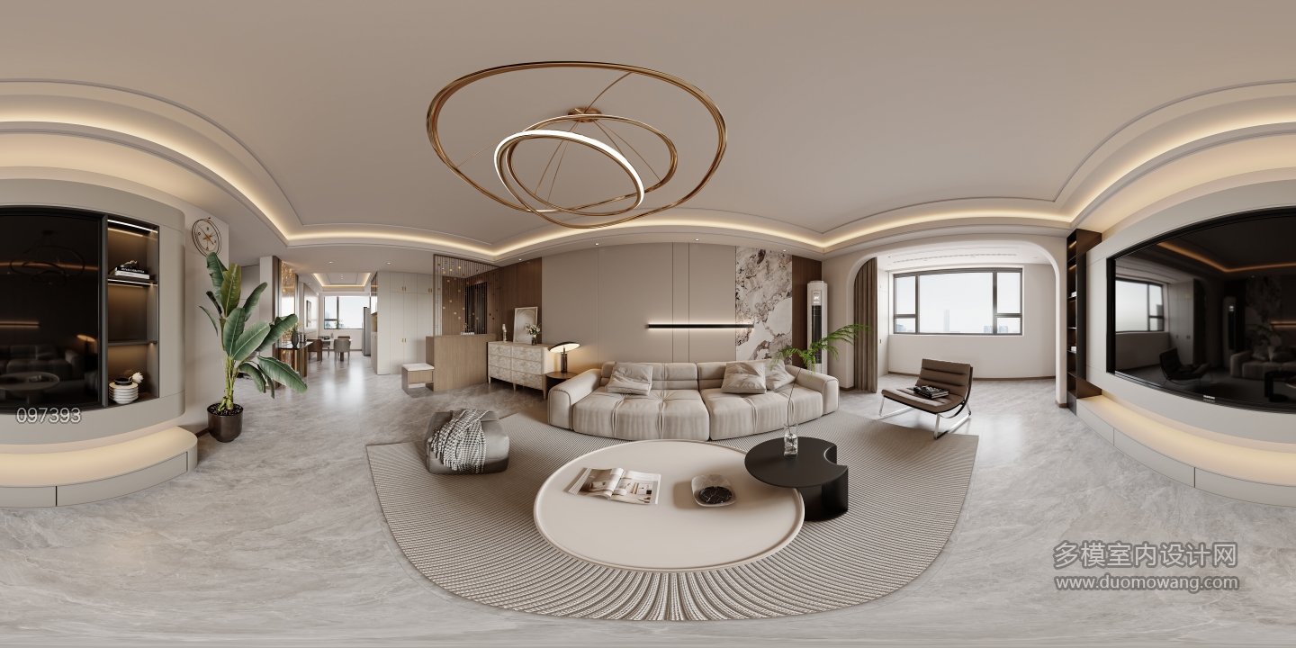 现代客餐厅_客厅全景_0000 拷贝