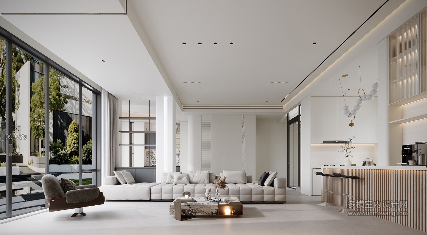 客厅静态1 意式轻奢