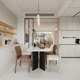 现代客餐厅单张二