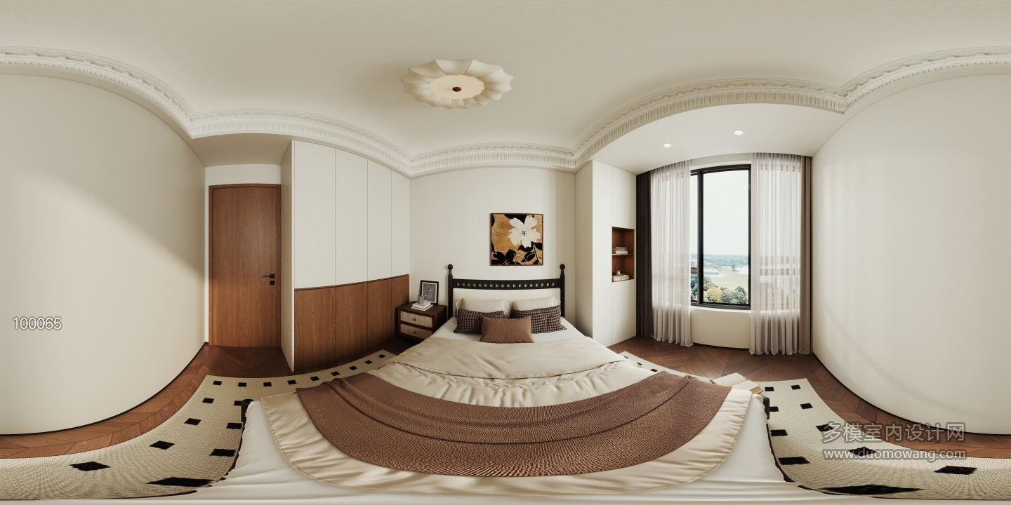 法式中古次卧1全景