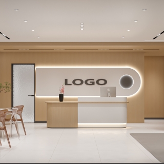 现代培训班前台单张