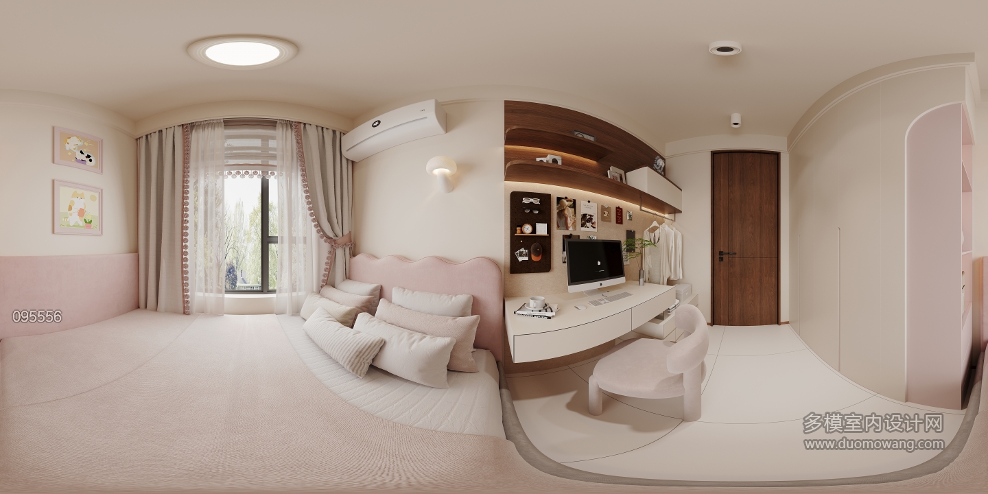 现代女儿房全景