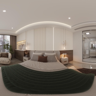 现代大包间全景