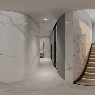 现代一楼楼梯间