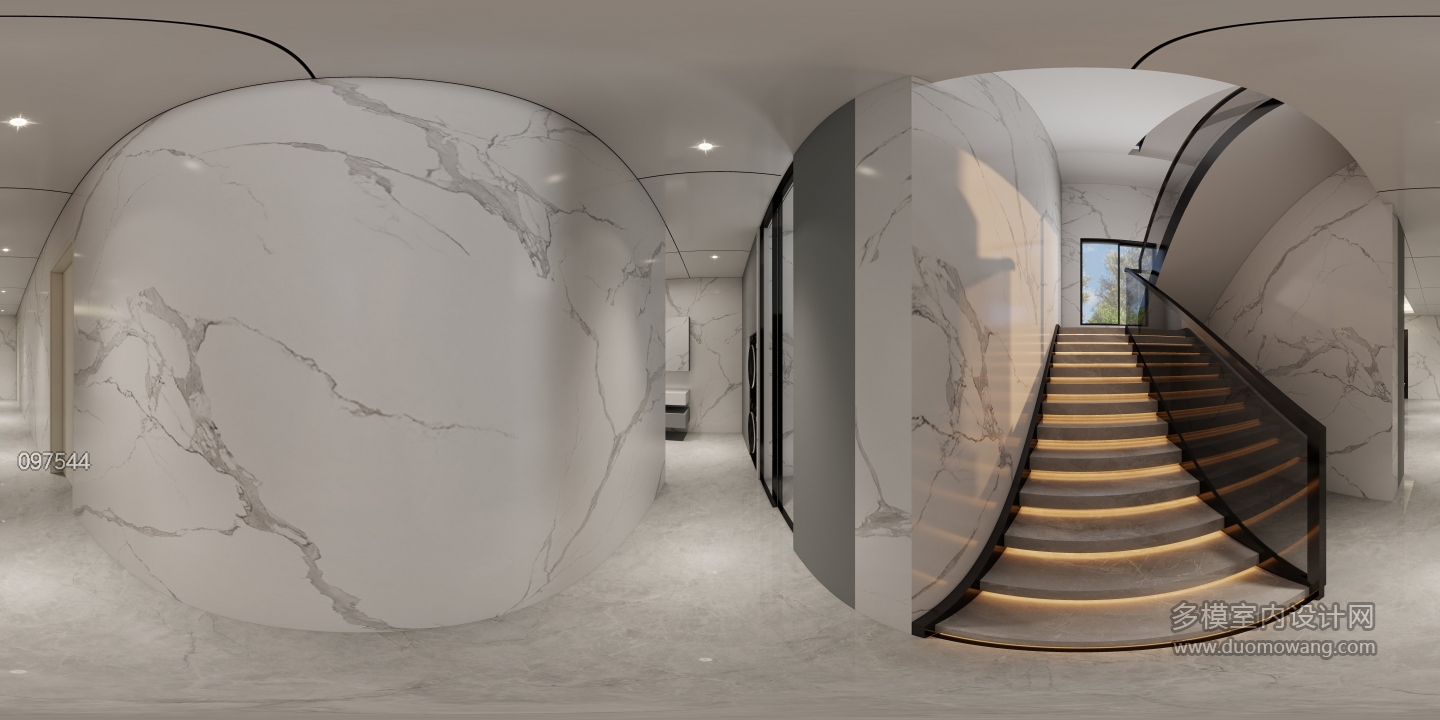 现代一楼楼梯间