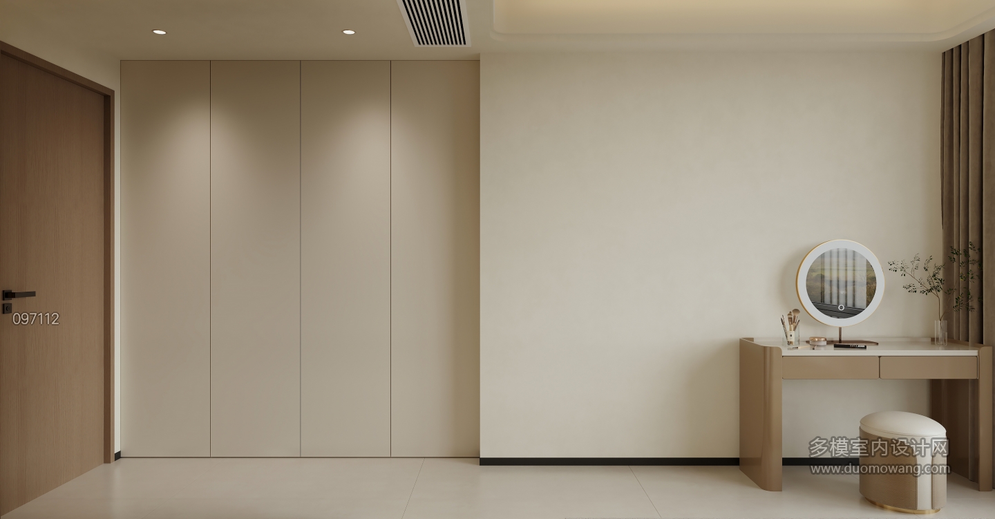 现代 主卧 单张2