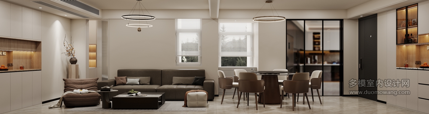 现代-客厅特写2