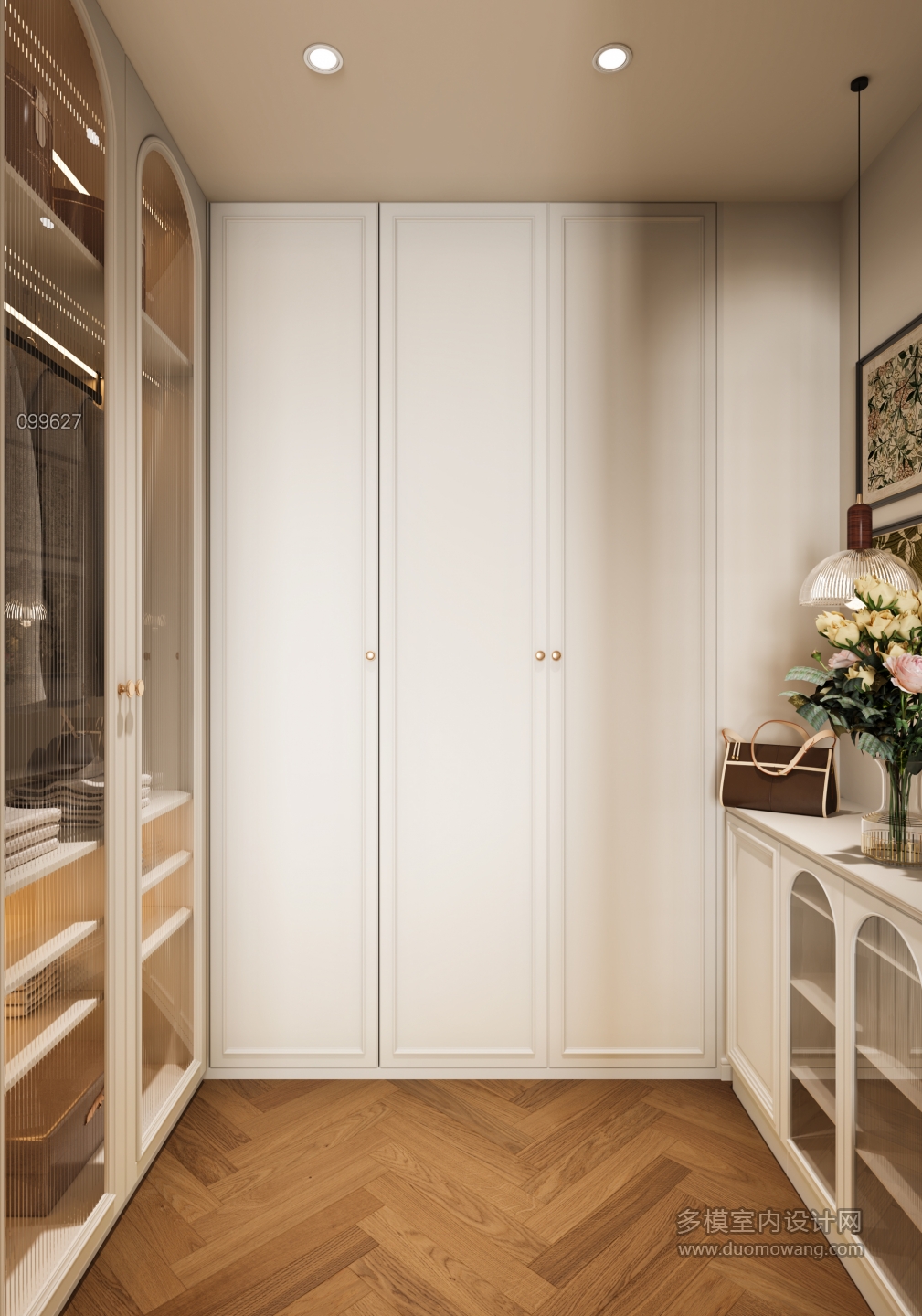 法式主卧衣帽间