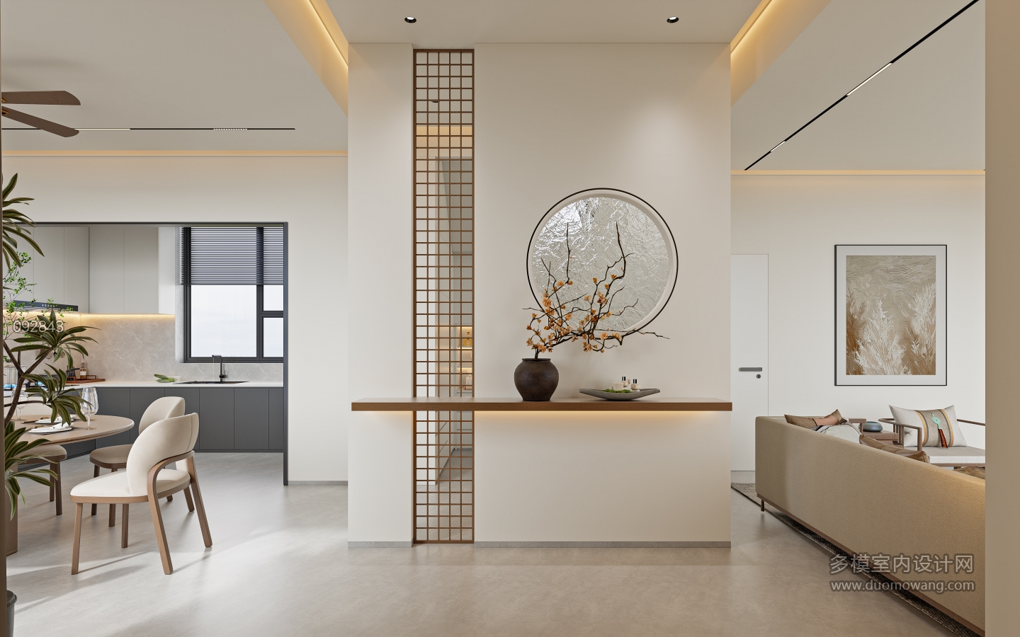 西阳自建房2改_一层客厅001 拷贝