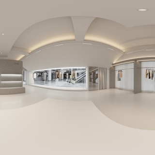 现代服装店全景1
