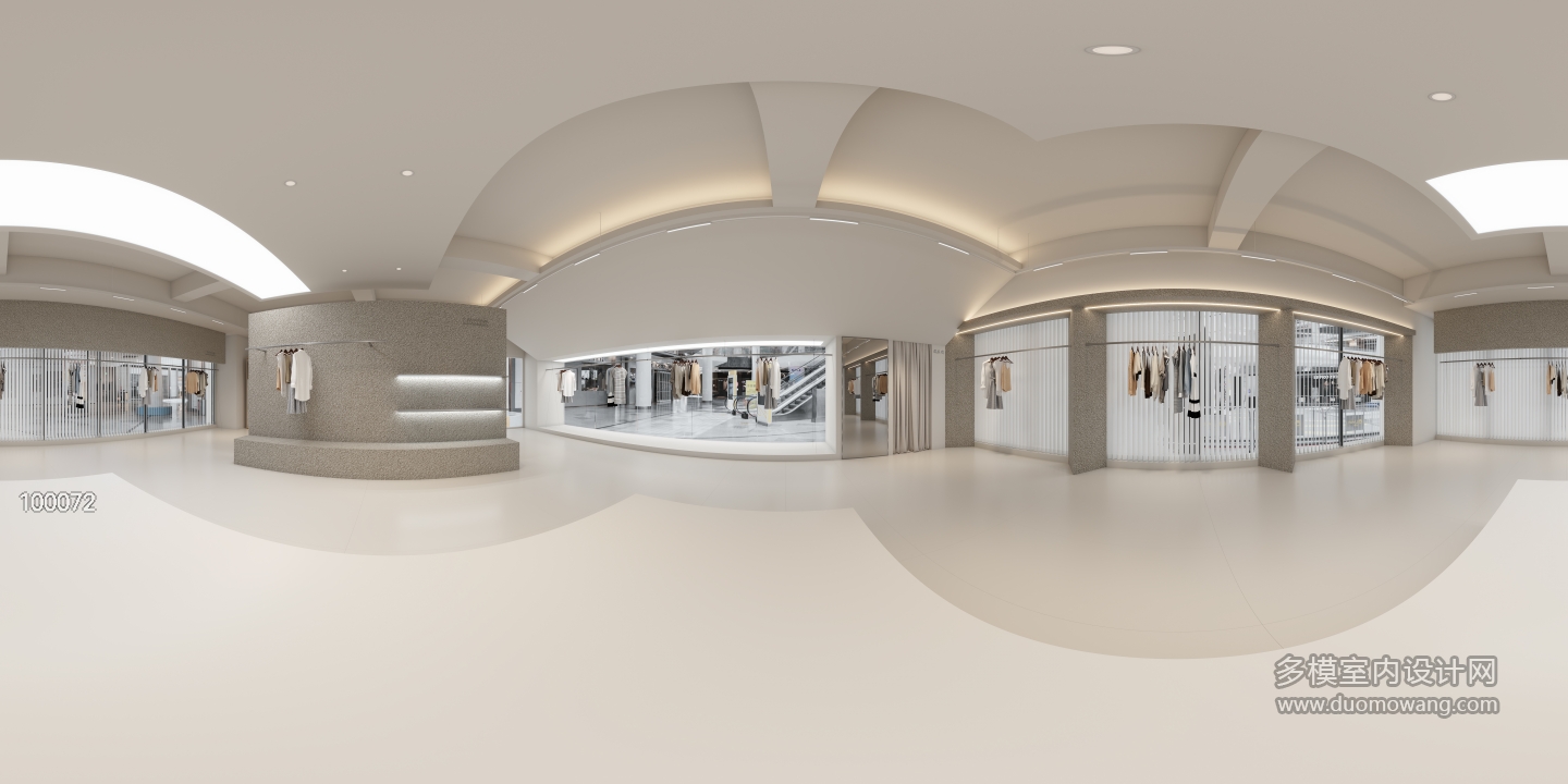 现代服装店全景1