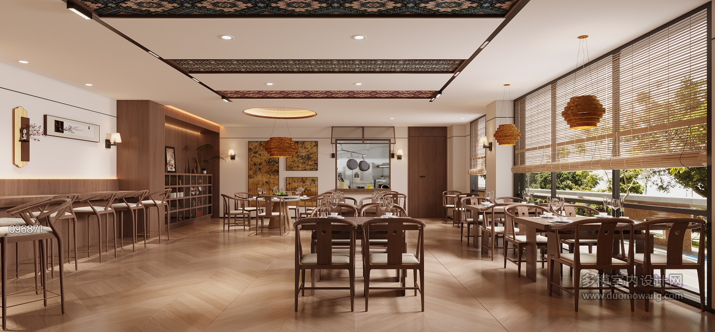 新中式养老餐厅 (2)