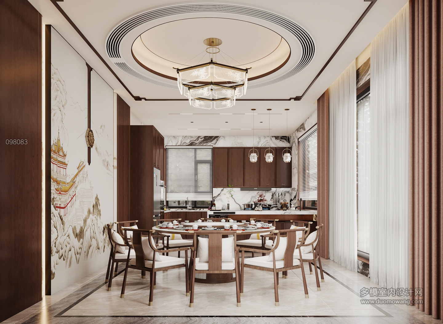 新中式-餐厨特写