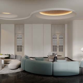 商务合作洽谈区特写2