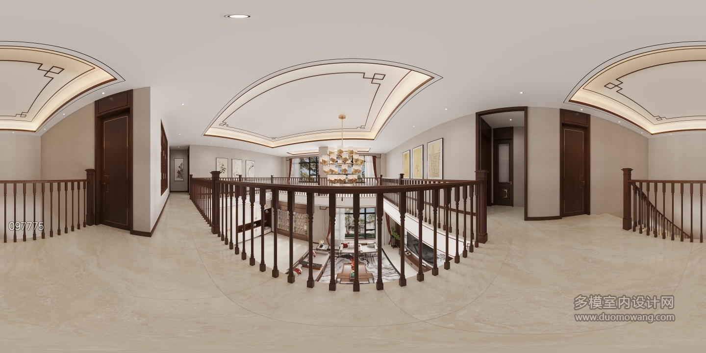 新中式二楼全景