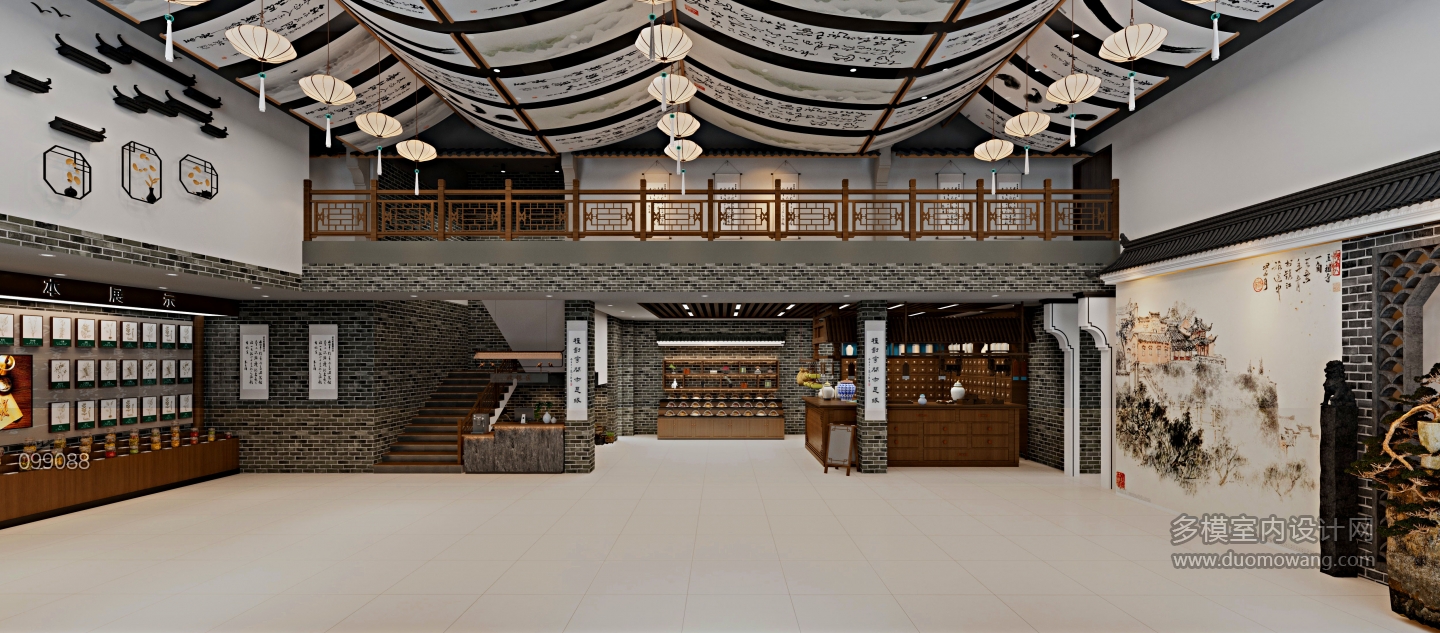 中式 药膳 一楼大厅01