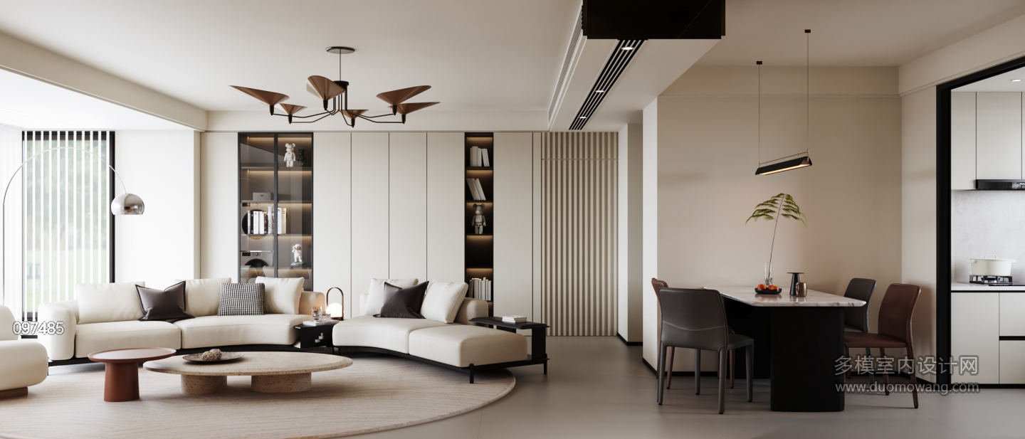 现代客餐厅特写 (1)