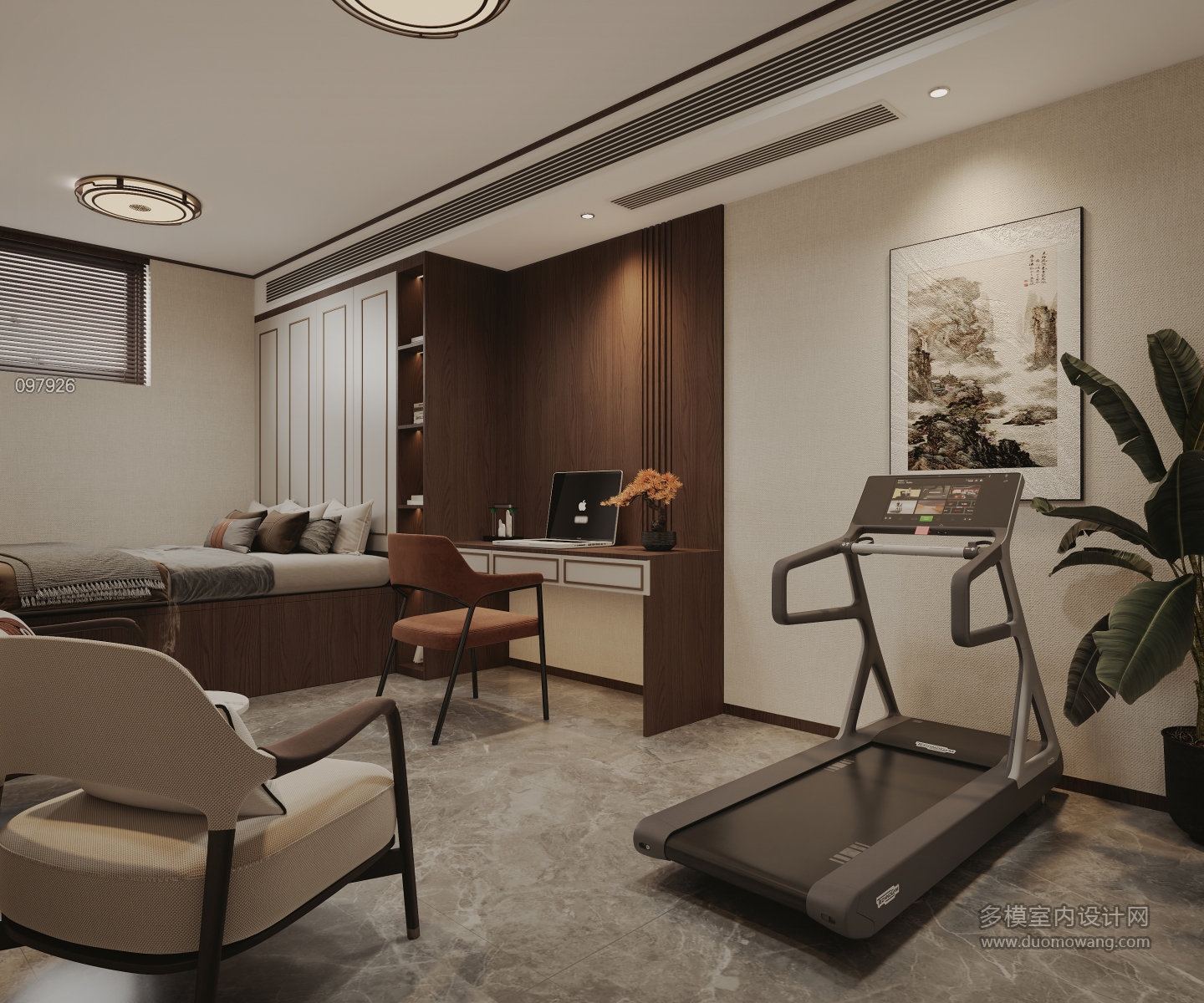 新中式主卧1特写