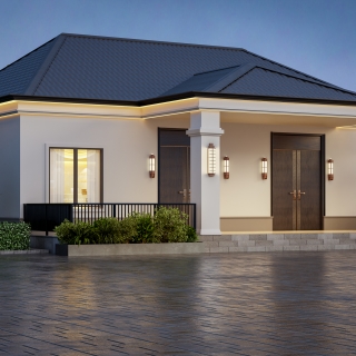 现代自建房外立面