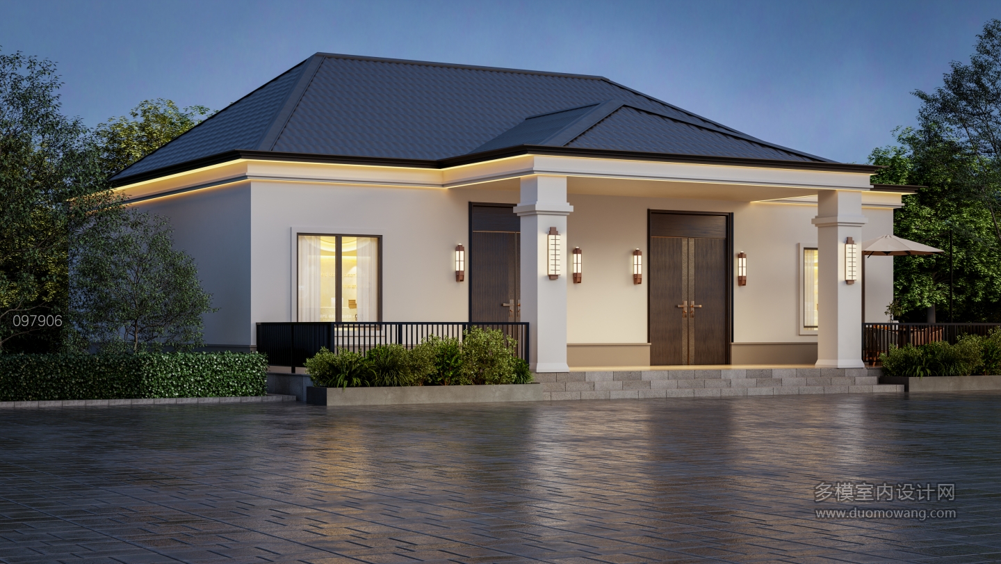 现代自建房外立面