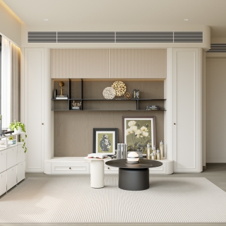 法式客厅背景墙