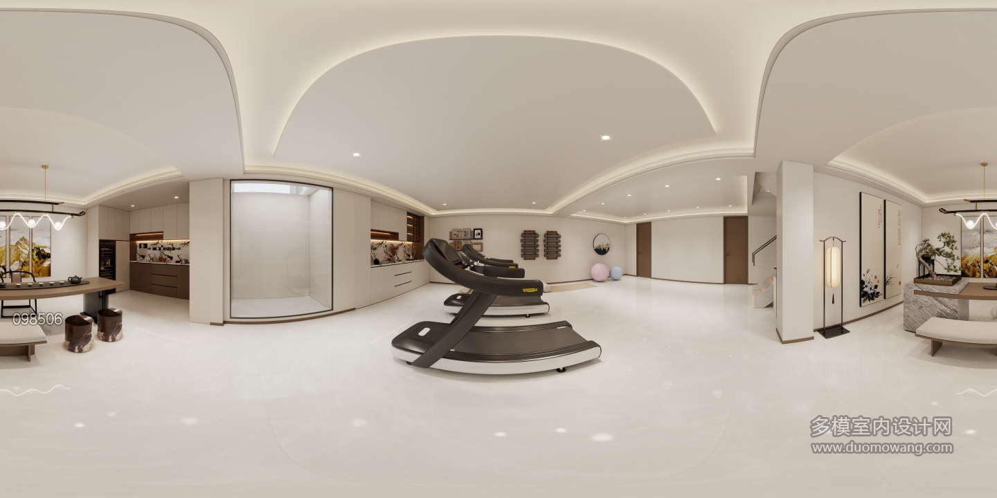 新中式负一楼大厅