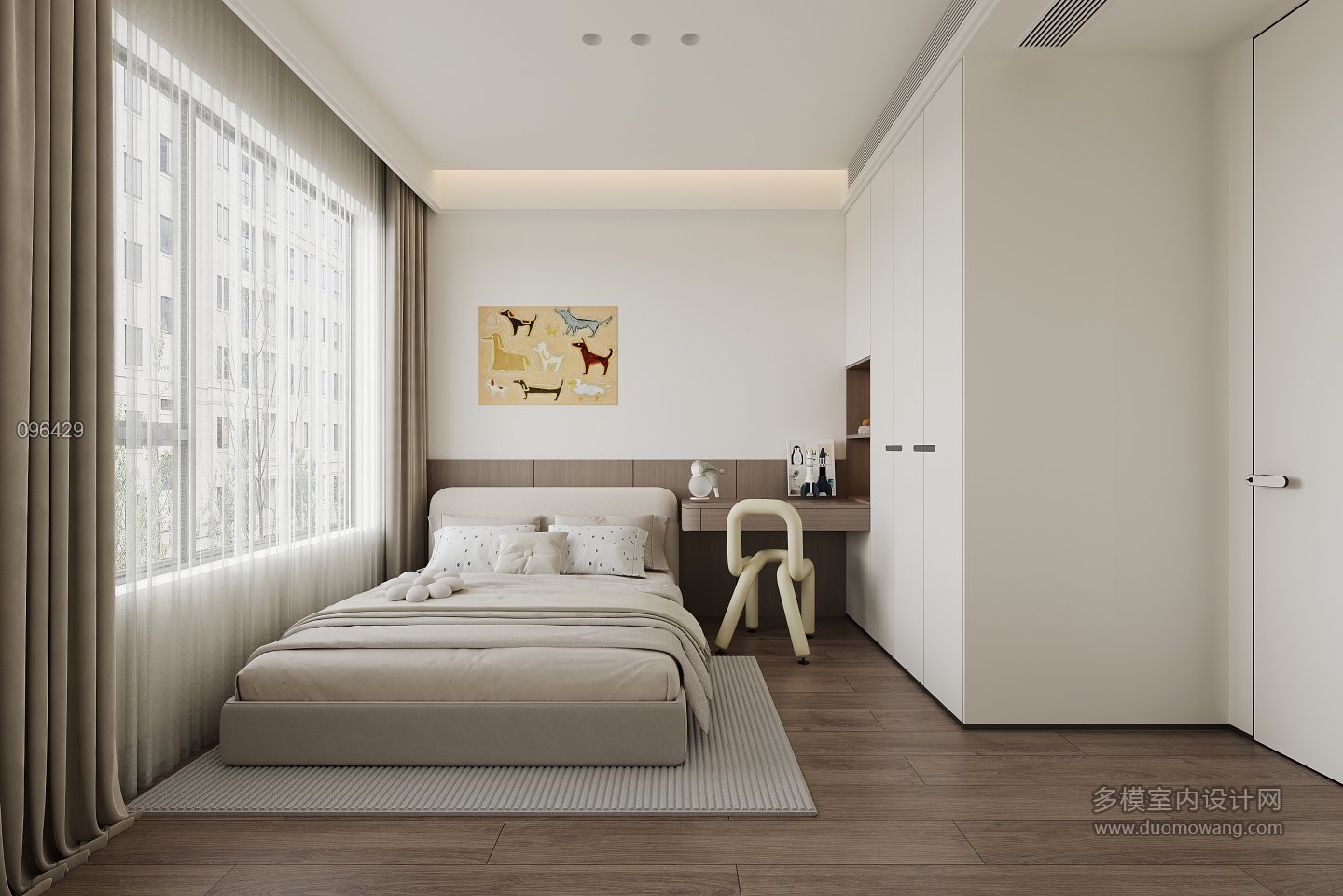 现代儿童房单张