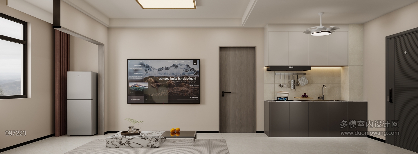 现代-1706客厅特写1